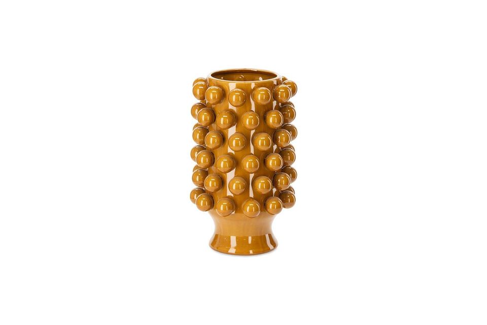 Vaso in ceramica senape Grappa Athezza