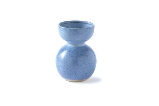 Vaso in gres azzurro h45cm Boolb Foto ritagliata