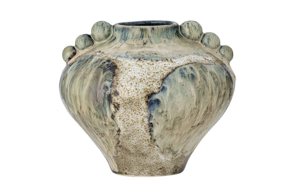 Vaso in gres beige H15 Cophia Bloomingville