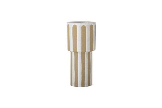 Vaso in gres beige H28,5 Awah Foto ritagliata