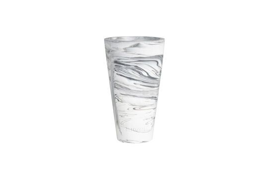 Vaso in resina grigio 25 cm Conico Foto ritagliata