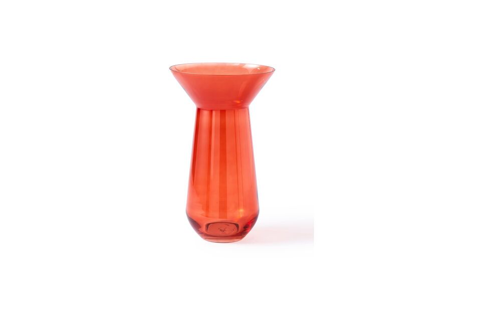 Vaso in vetro arancione h45cm Collo lungo Pols Potten