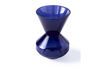 Miniatura Vaso in vetro blu scuro h40cm Collo spesso 2