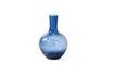 Miniatura Vaso in vetro blu scuro h57cm Incrinato 1