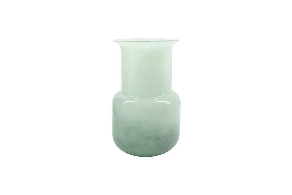 Vaso in vetro verde menta House Doctor