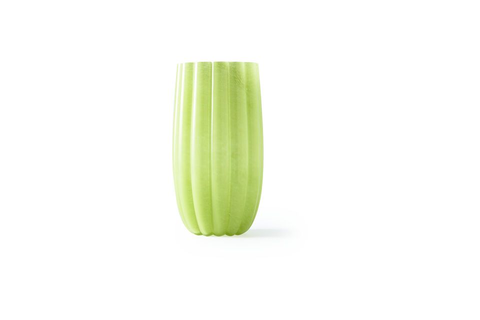 Vaso in vetro verde oliva h38cm Melon - 10