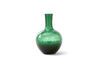 Miniatura Vaso in vetro verde scuro h32cm Incrinato 5