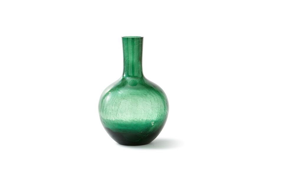 Vaso in vetro verde scuro h50cm Incrinato Pols Potten