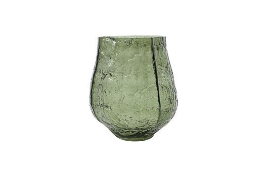 Vaso in vetro verde scuro Moun Foto ritagliata